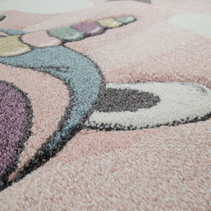 Tapis rose Rockridge, Rectangle 5 pi 3 po x 7 pi 7 po