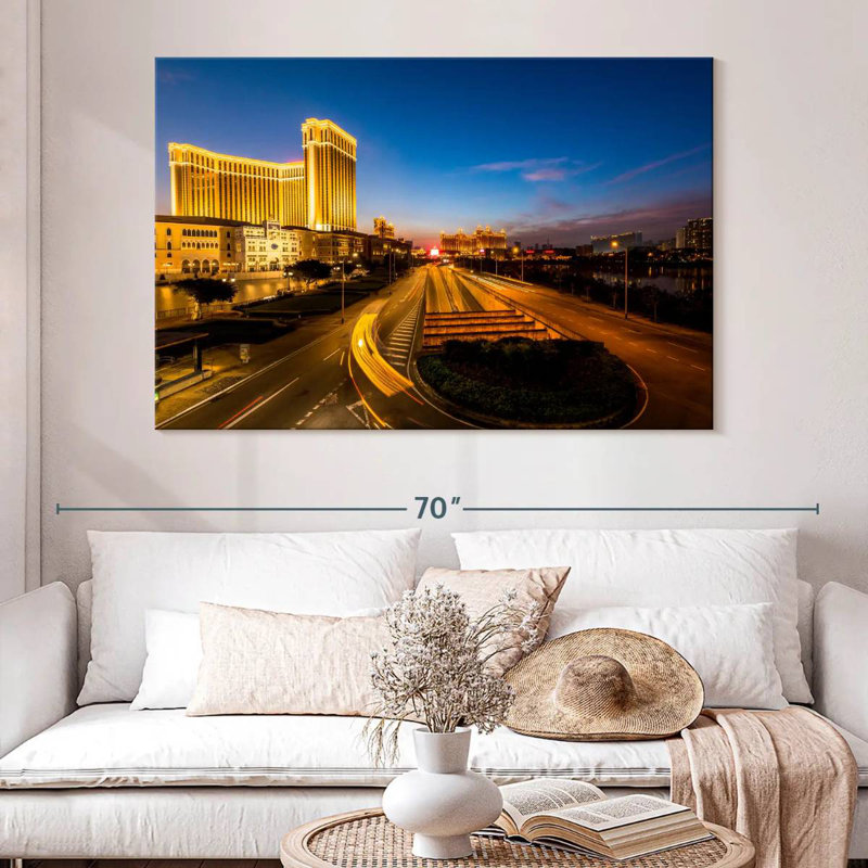 Macau, 34" H x 51" W