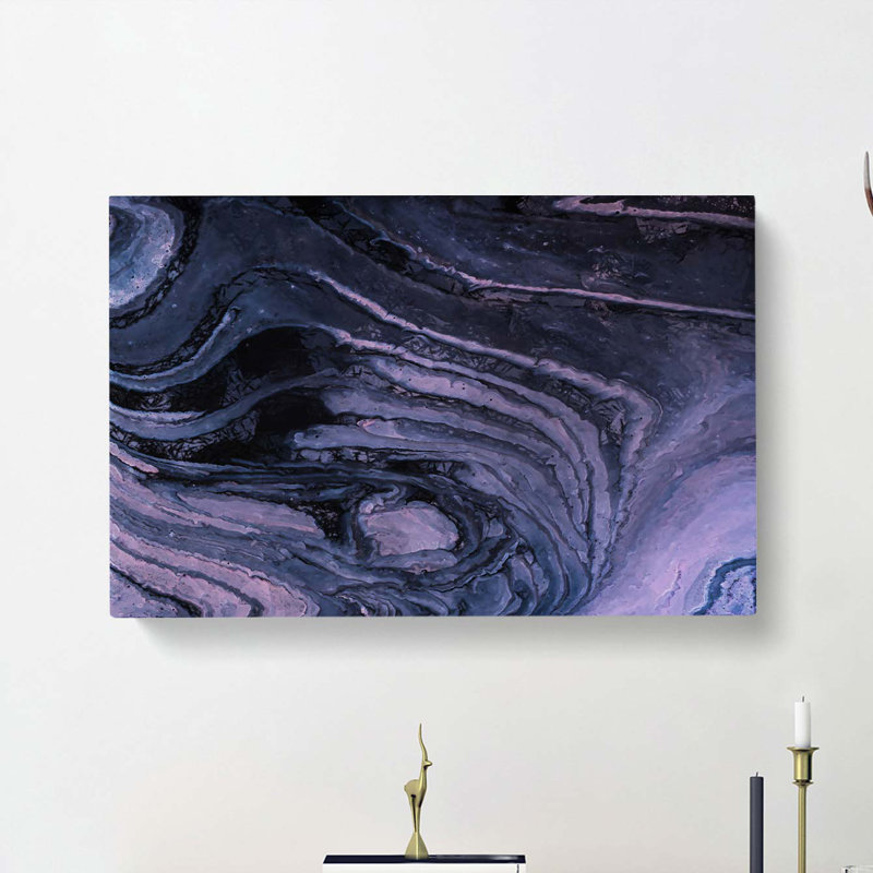 Luscious Vibes In Abstract - Wrapped Canvas, 60cm H x 91cm W x 3cm D
