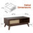 Ailia Solid Wood Single Coffee Table-574711218