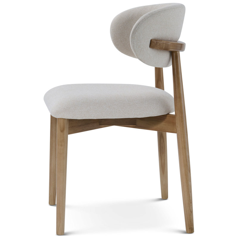 Munich Upholstered Dining Chair, Natural
