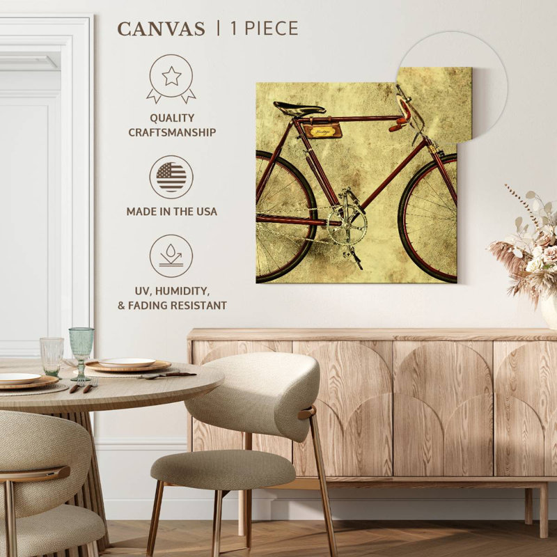 Mehar Restored Vintage Bicycle, 16" H x 16" W