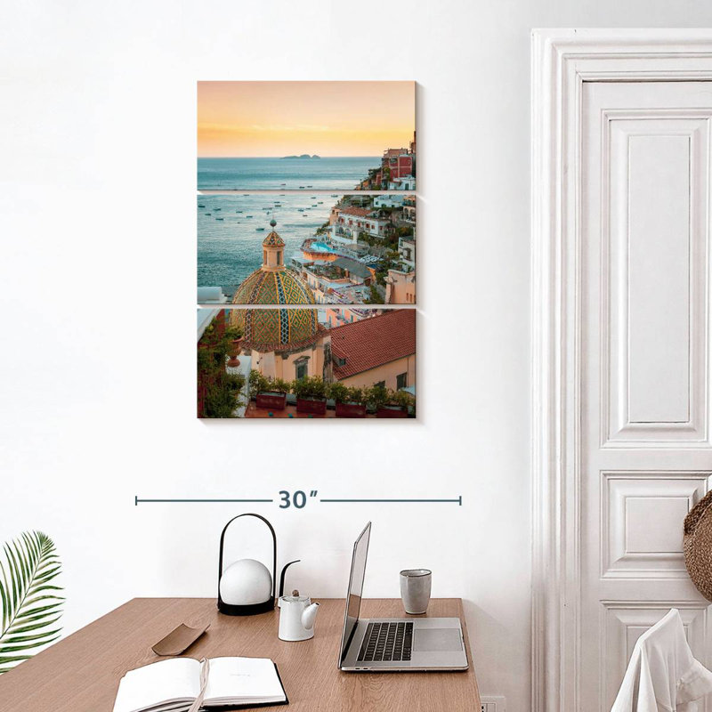 Nicci Coastal Amalfi View, H 32 po x l 20 po