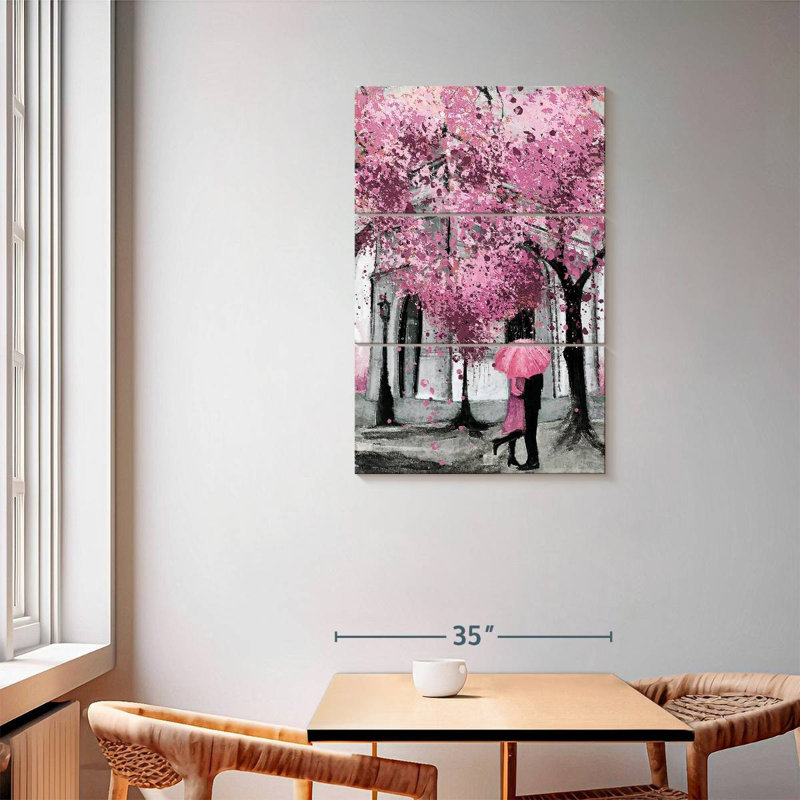 Hardie Pink Spring Paris Pop, 57" H x 36" W
