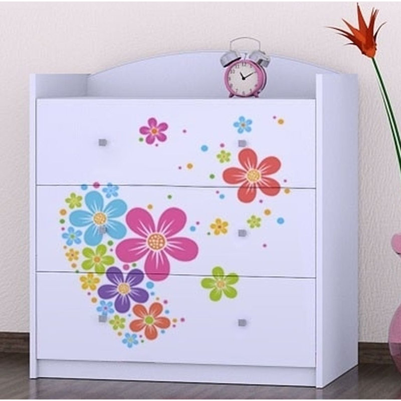 Norden 3 Drawer Chest, White