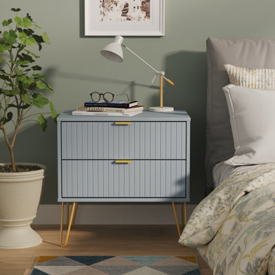 Beranda 58cm W Manufactured Wood Bedside Table