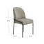 Chaise de salle à manger rembourrée Burhans-1925738633