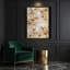"Watercolor Floral 93", art mural sur toile brune-580498441