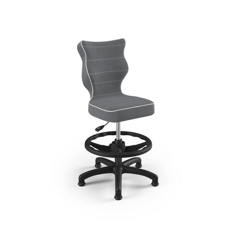 Mauldin Children's Chair, Dark Grey/White
