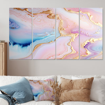 Alaya - décoration murale en marbre 4 pièces