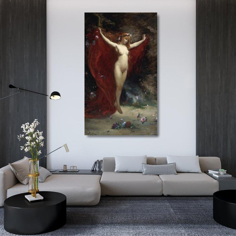 "Vision" par Carolus-Duran - Art sur toile tendue avec châssis, H 48 po x l 33 po