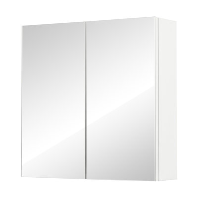 Casmer 45mm W 45mm H Surface Frameless Medicine Cabinet Mirror 1 Fixed