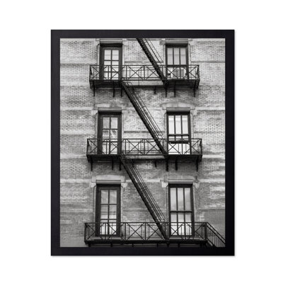 Escalier sur le bâtiment de Manhattan