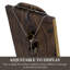 Rustic Solid Wood Necklace Jewellery Stand