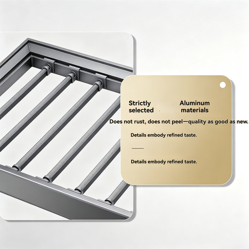 Pants rack, drawer style telescopic pants rack