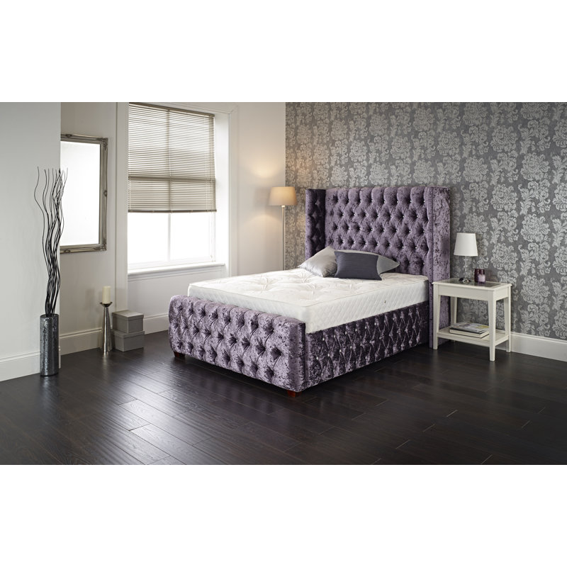 Rohan Upholstered Bed, Double (4'6)