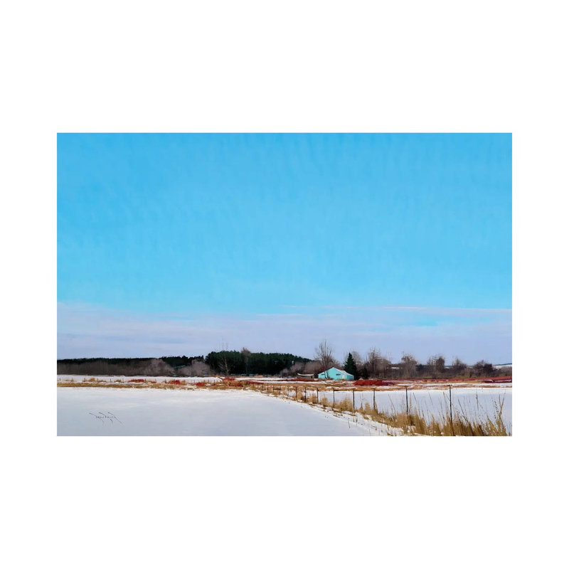Perfect Winters Day by Ben Bauer - Wrapped Canvas Print, 66.04 cm H x 45.72 cm W x 3.175 cm D