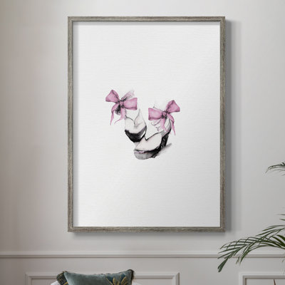 Platform and Bow Framed Print - Solid Wood