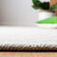 Tapis beige clair en coton tissé à la main Loganville-23025122