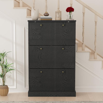 18 Pair Shoe Storage Cabinet