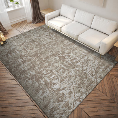 Fenwick Washable Oriental Indoor / Outdoor Rug