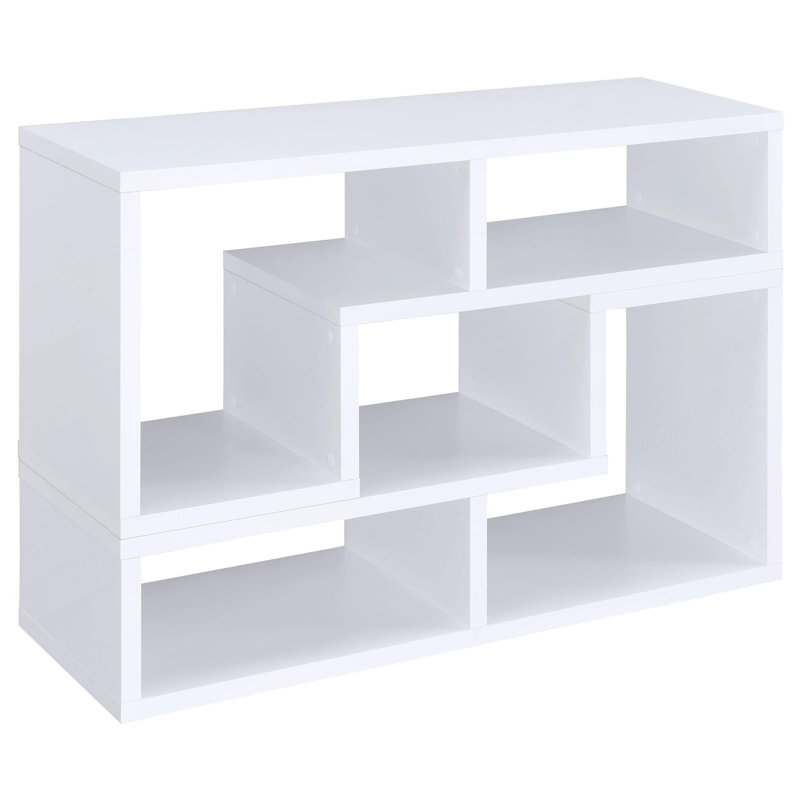 Meuble télé et bibliothèque Modern Modern Trystan, Blanc