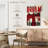 Aime Red Grunge Brooklyn Bridge-108439072