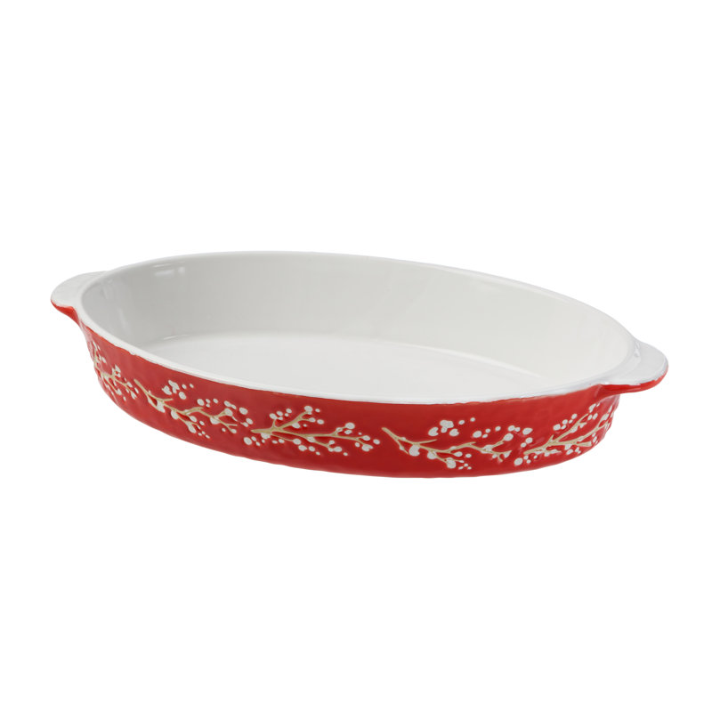 Cocotte ovale en céramique cypress home fêtes campagne