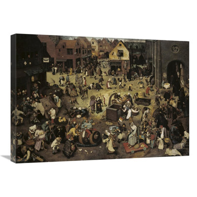 " The Fight Between Carnival And Lent " by Pieter Bruegel The Elder
