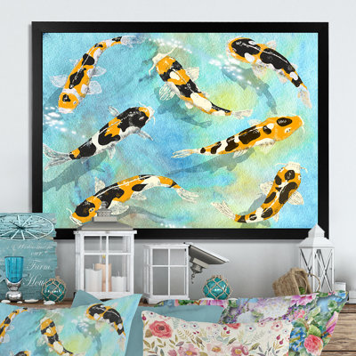 " Chinoiserie Koi Carps "