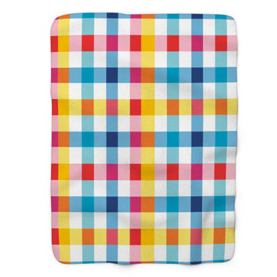 Motif lumineux - couverture Sherpa de qualité supérieure 1 pièce