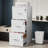 Wooden 3 Drawers File Cabinet With Lock 38.58"H-1448436158