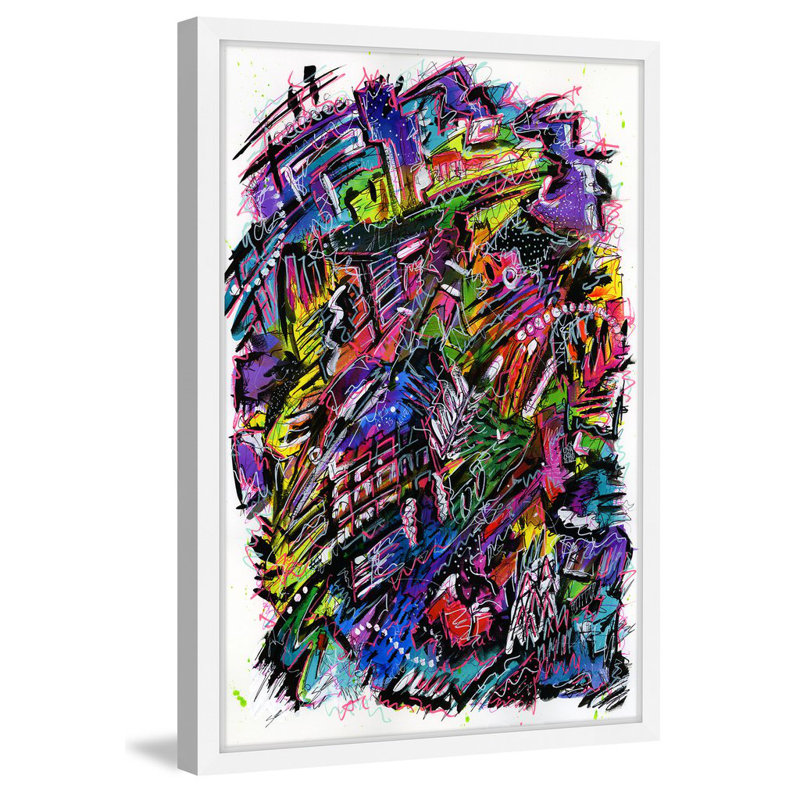Sloane Kady - Single Picture Frame Painting, 61cm H x 41cm W x 3.81cm D