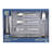 JARA 18/0 Stainless Steel Mirror 42 Pieces Flatware Set with Buffet