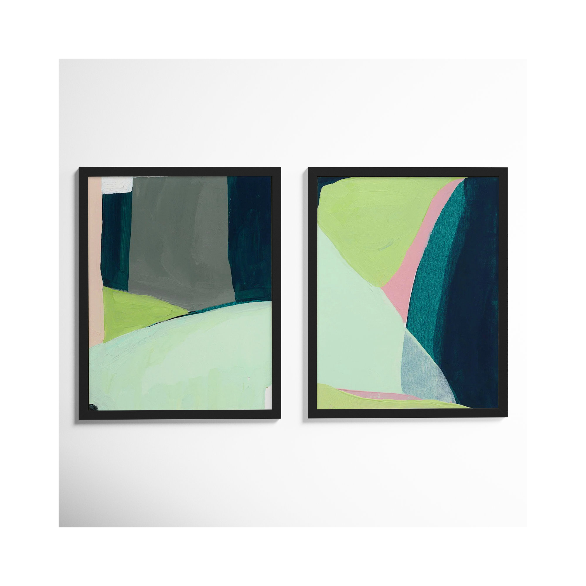 Into The Hills by Andrea Stokes, Black Framed, 30" W x 38" H