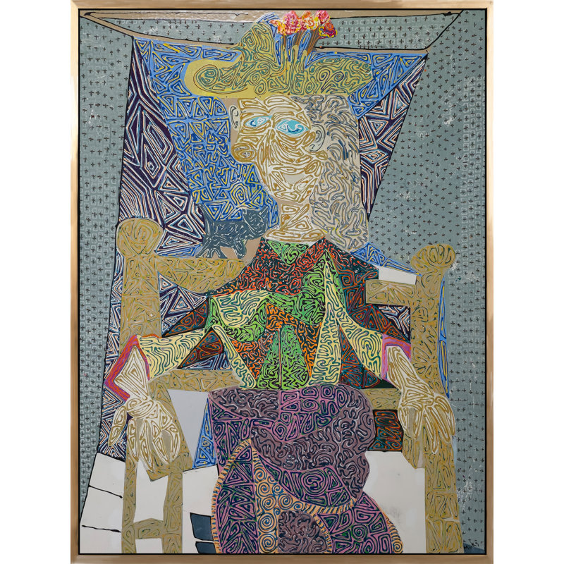 My Queen Of The Game Print, 48" H x 36" W