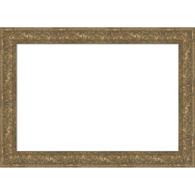 Luxe Bronze Gold Framed Dry Erase Magnetic Board, Organization Boards