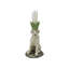 Painted Cast Metal Dog Shaped Taper Candle Holder