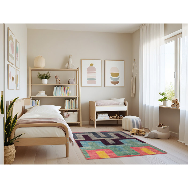 Tapis abstrait moderne 5068, Rectangle 4 pi x 6 pi