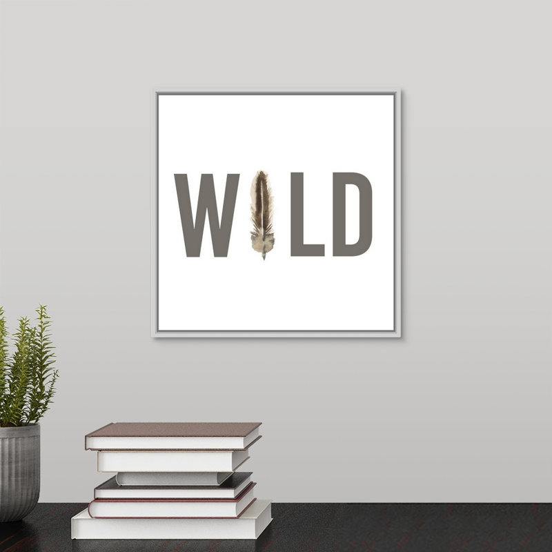 « power quotes vii », art textuel sur toile, H 11,7 po x l 11,7 po x P 1,75 po, Cadre blanc