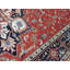 Tapis de surface en laine noué la rouille/bleu 8 pi 1 po x 15 pi en laine one-of-kind-the main Belrose