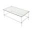 Ultra-Modern Tempered Glass and Acrylic Coffee Table