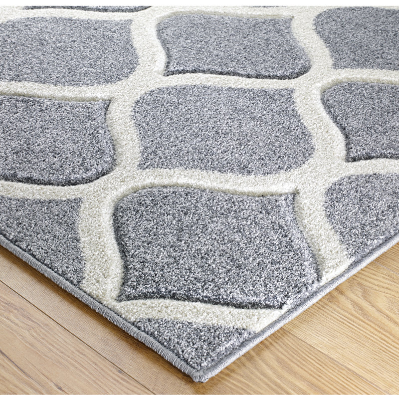 Jenner Trellis Area Rug, Runner 60 x 230cm