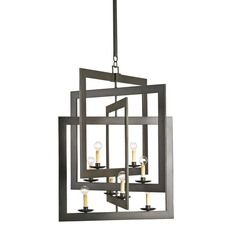Middleton 8 - Light Dimmable Geometric Chandelier
