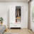 60" Tall White Metal Wardrobe Cabinet With Drawer & Hanging Rod – 2-Door Closet For Bedroom, Office & Laundry Room