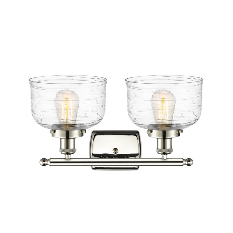 2 - Light Dimmable LED Bath Bar, Polished Nickel