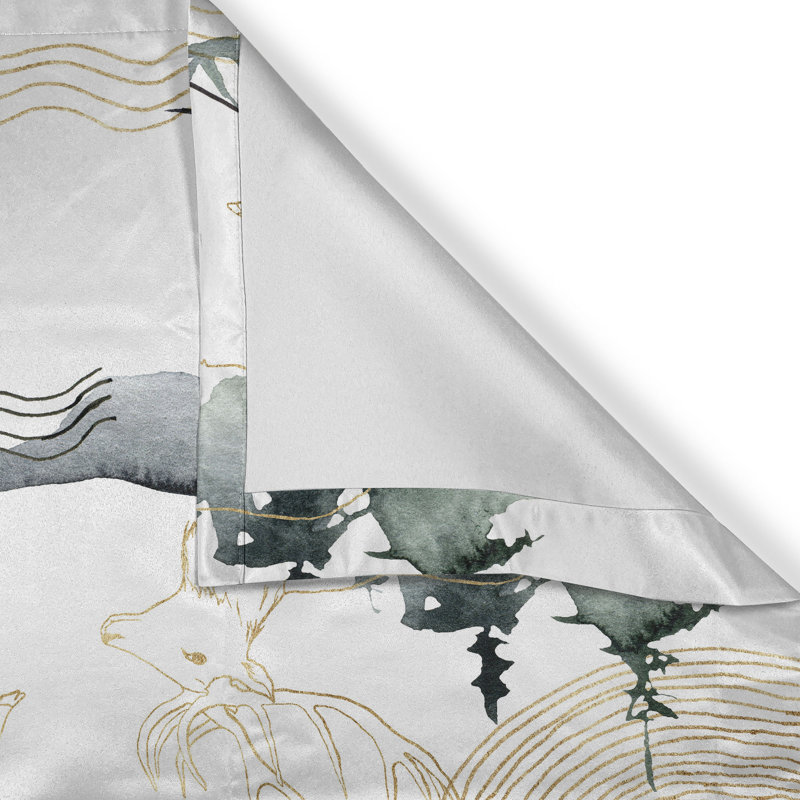Semi Sheer Curtain Pair