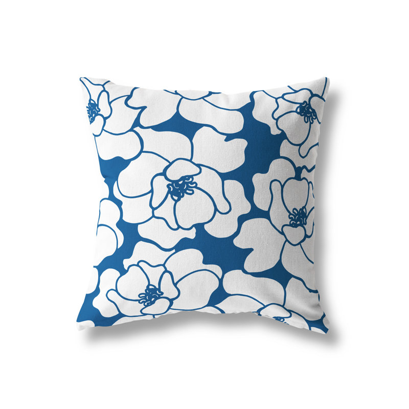 Housse de coussin d'extérieur et insert, Turquoise, 17 po x 17 po, Carré