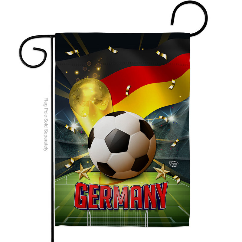 Jemarcus Double Sided Polyester Garden Flag, 18.5" H x 13" W