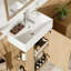 Meuble-lavabo de 21,6 po avec lavabo en céramique-354978707